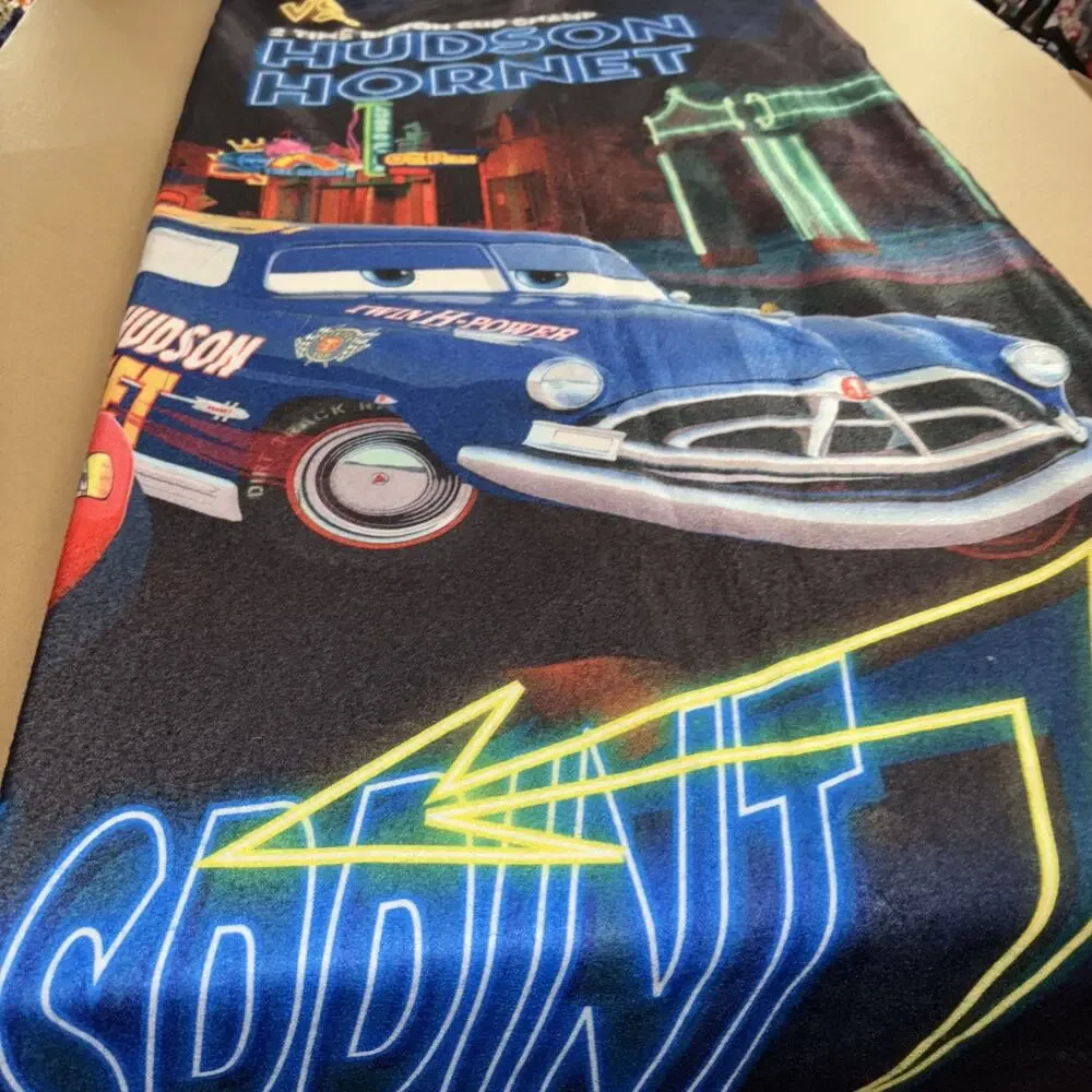 Disney Pixar Cars Lightning McQueen Hudson Hornet Kids Sleeping Bag Supercharged